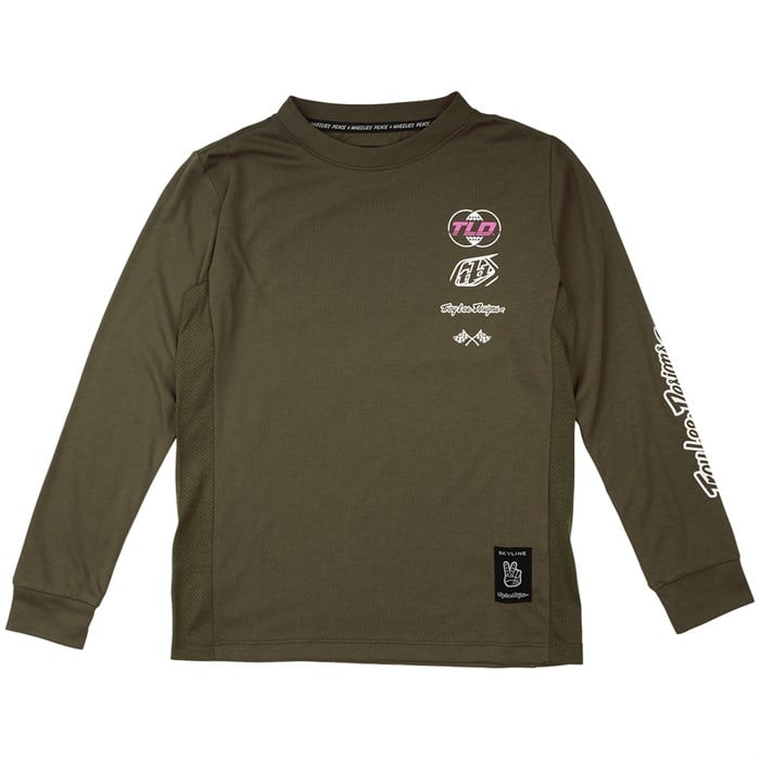 

Футболка Skyline Ride с длинным рукавом - детская Troy Lee Designs, Worldwide Caper