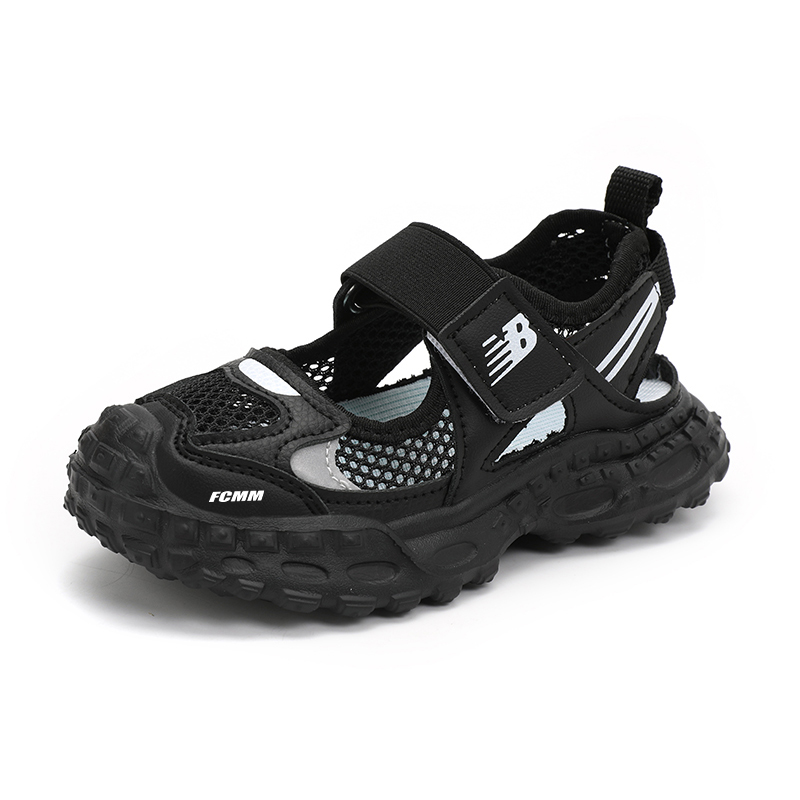 

Сандалии детские, нескользящие, износостойкие, дышащие FCMM, черный