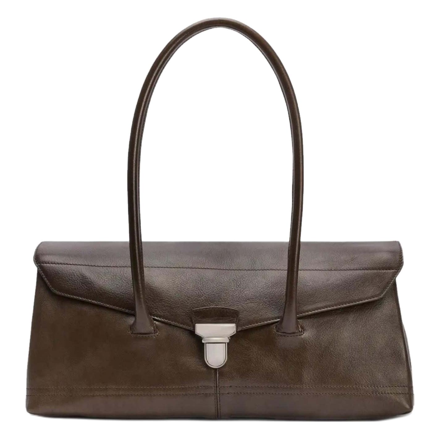 

Lemaire Кожаная сумка через плечо женская хаки коричневая