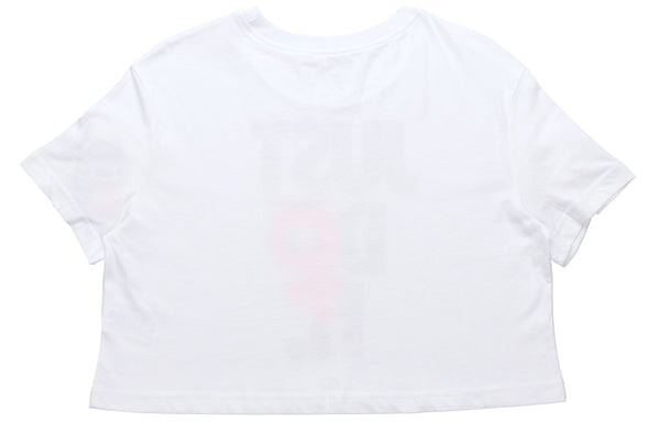 Футболка (WMNS) Nike Nsw Rebel Crop Short Sleeve White, белый — фото 2