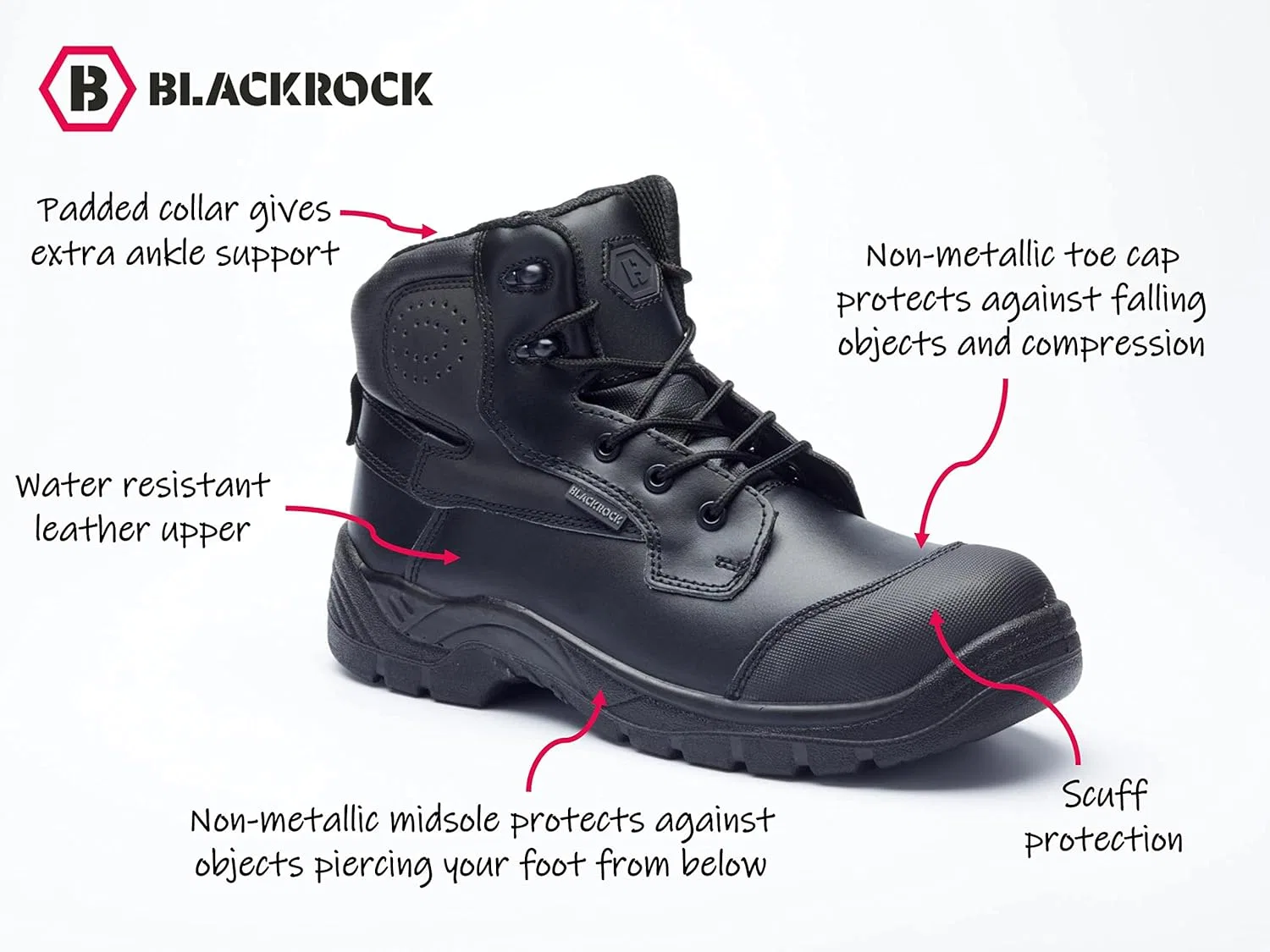 Blackrock Защитная обувь Black Rock Unisex для взрослых, класс защиты Cf02 — фото 2