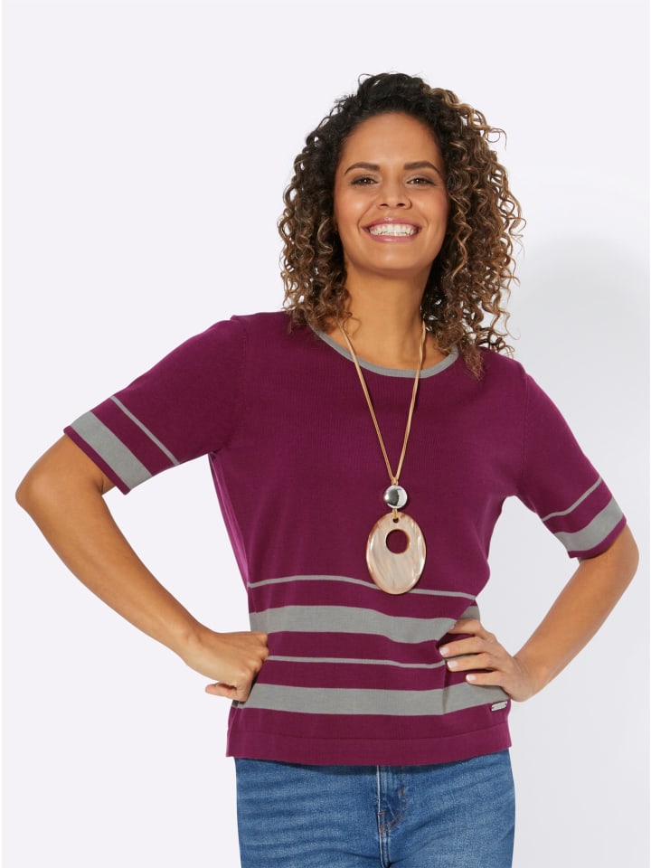 

Свитер с короткими рукавами в лилово-сером цвете WITT WEIDEN