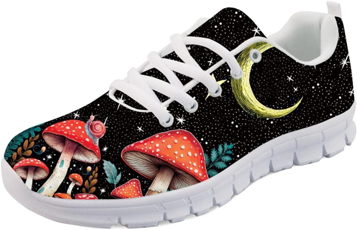 

Кроссовки Forchrinse Green Galaxy Starry Space Nebula для мужчин и женщин, легкие спортивные туфли для занятий в зале и бега, красный