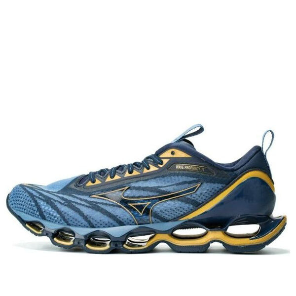 

Кроссовки wave prophecy 11 'blue black gold' Mizuno, синий