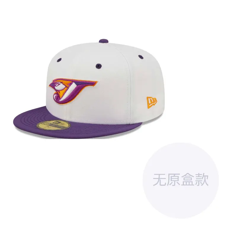 

New Era Бейсболка мужская бело-фиолетовая, White Purple