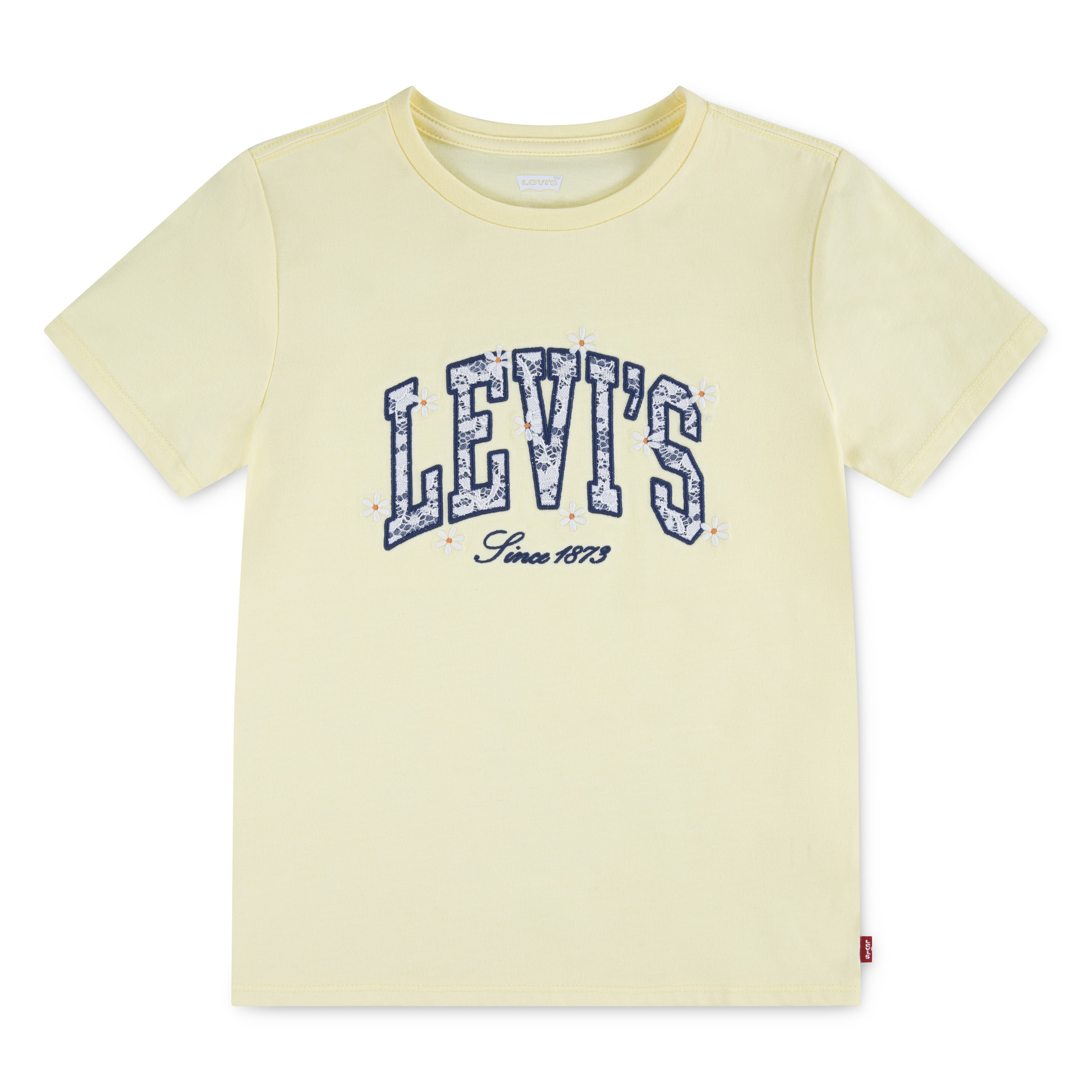 

Levi's Kids Футболка в пастельно-желтом цвете