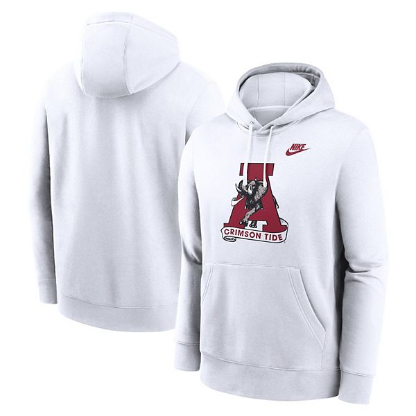 

Мужской белый худи с логотипом Alabama Crimson Tide Legacy Club Nike