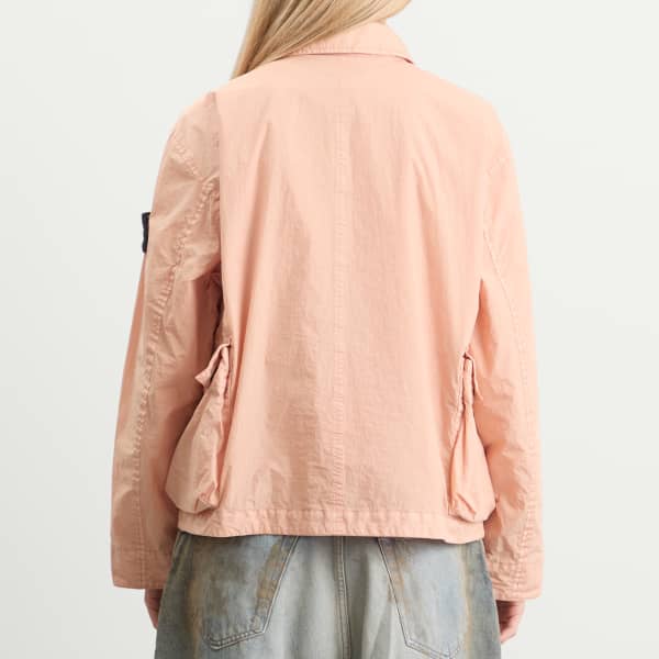 Куртка из жатой ткани Stone Island, chalk розовый — фото 3