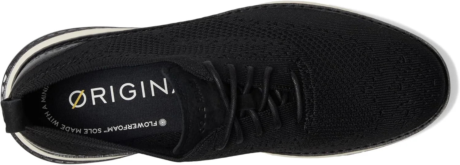 Мужские оксфорды Cole Haan OG Energyweave Stitchlite Wing, черный/слоновая кость — фото 3