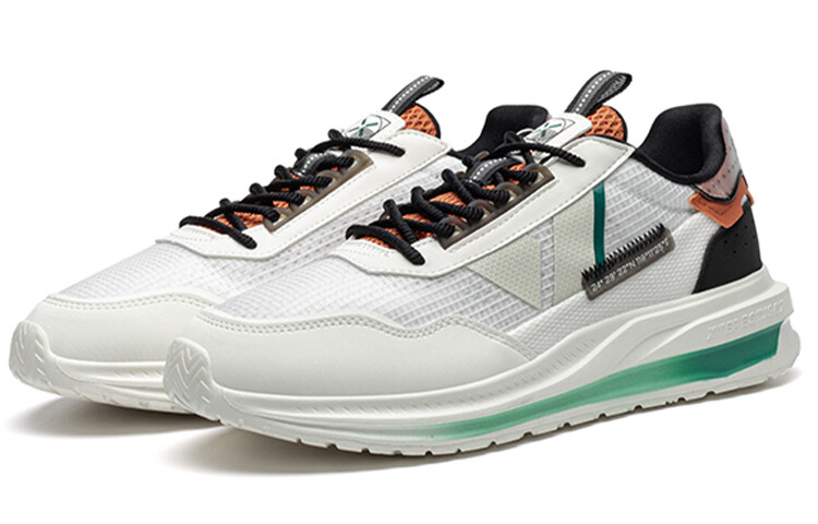 Кроссовки XTEP Casual Shoes Men Low-Top Canvas White Black — фото 3