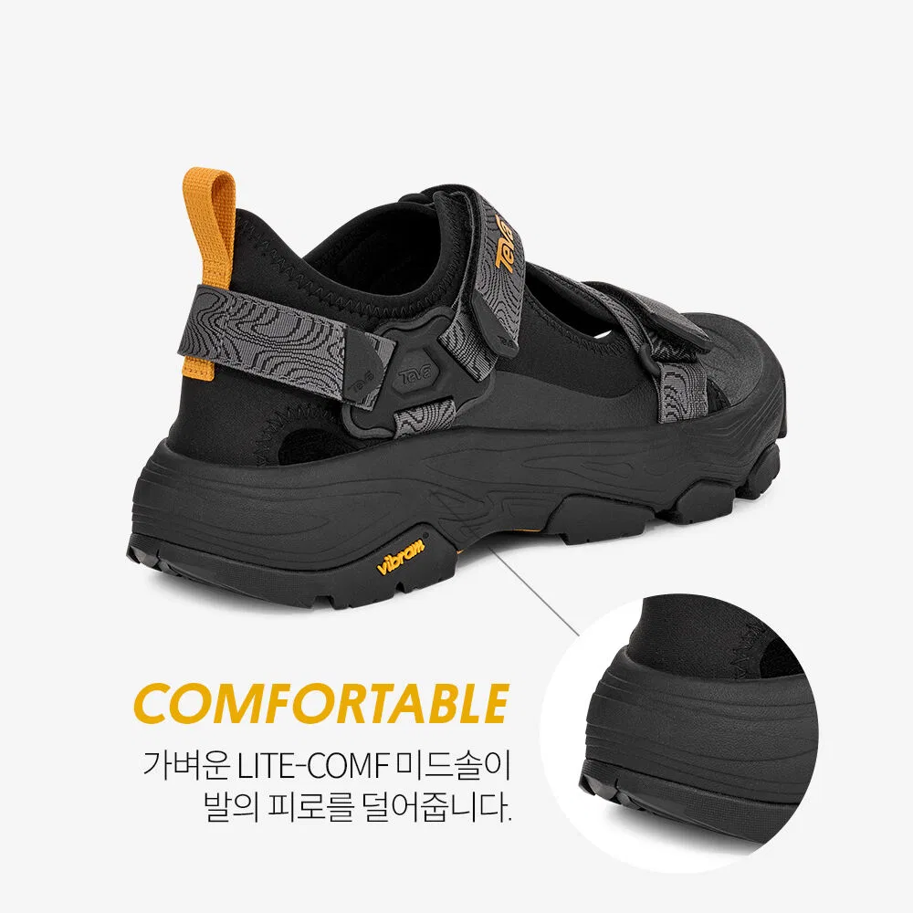 Мужские спортивные сандалии Grandview Max с подошвой Vibram чёрного цвета от Teva — фото 4