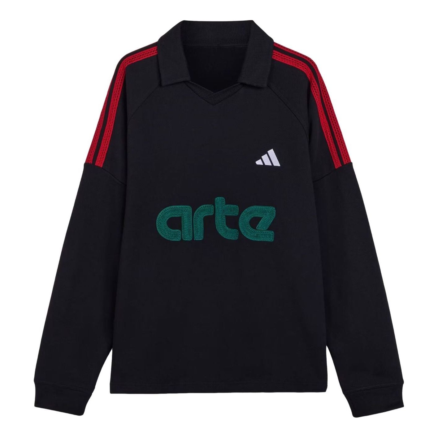 

Вязаная футболка с длинным рукавом Adidas x Arte Antwerp, цвет «черный»