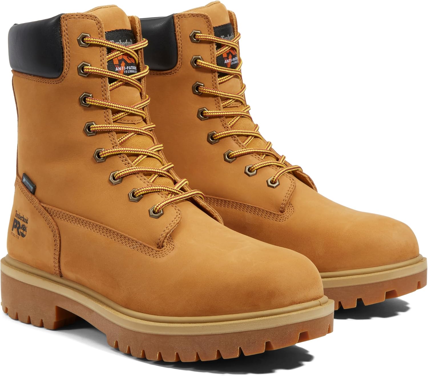 Timberland PRO мужские промышленные рабочие ботинки с 8-дюймовым стальным защитным носком, утепленные, водонепроницаемые, с технологией Direct Attach, Wheat-2024 New — фото 2