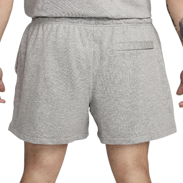Шорты club french terry flow shorts 'dark grey heather' Nike, серый — фото 2
