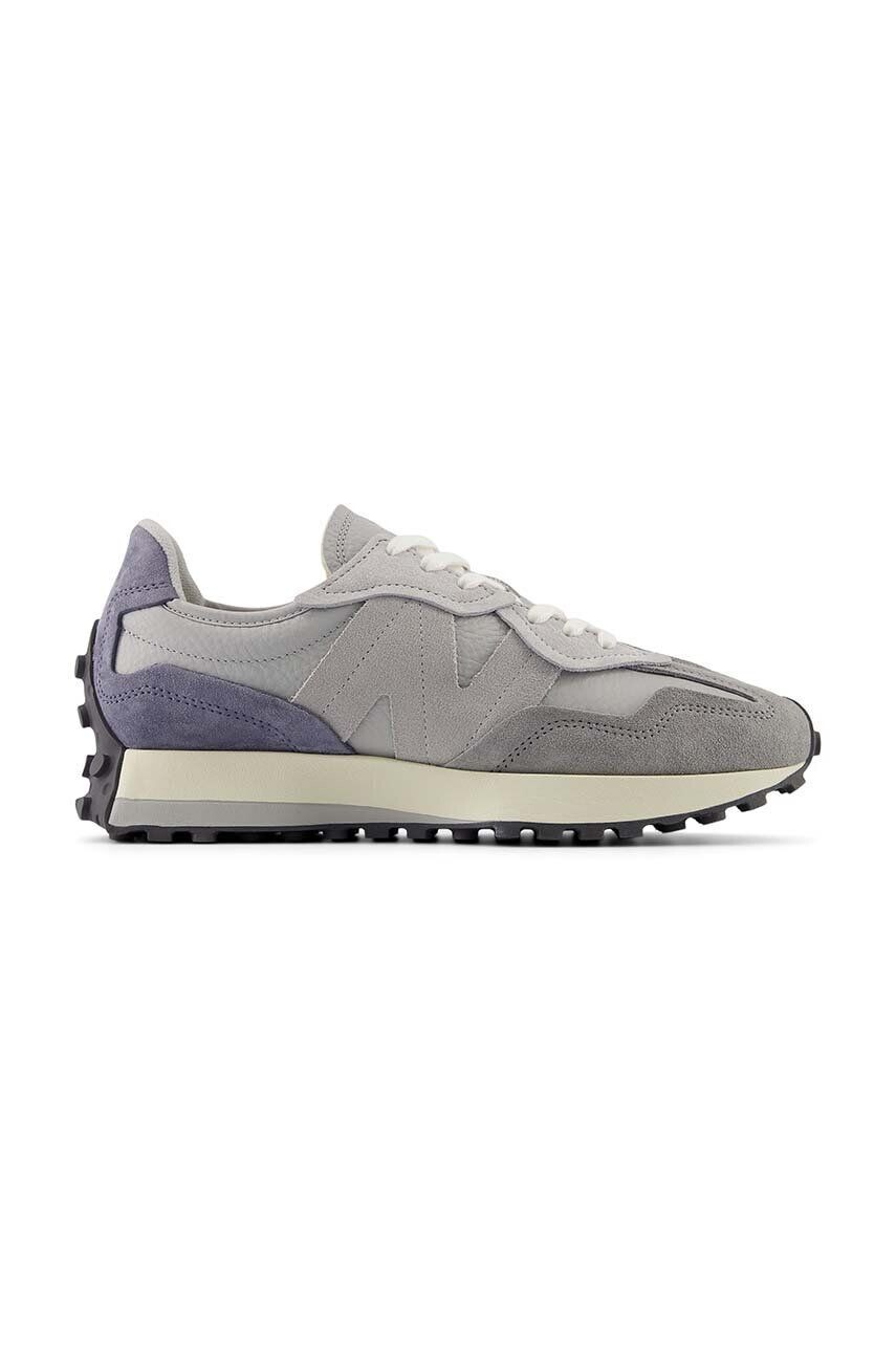 

Кожаные кроссовки New Balance U327WGC, серый