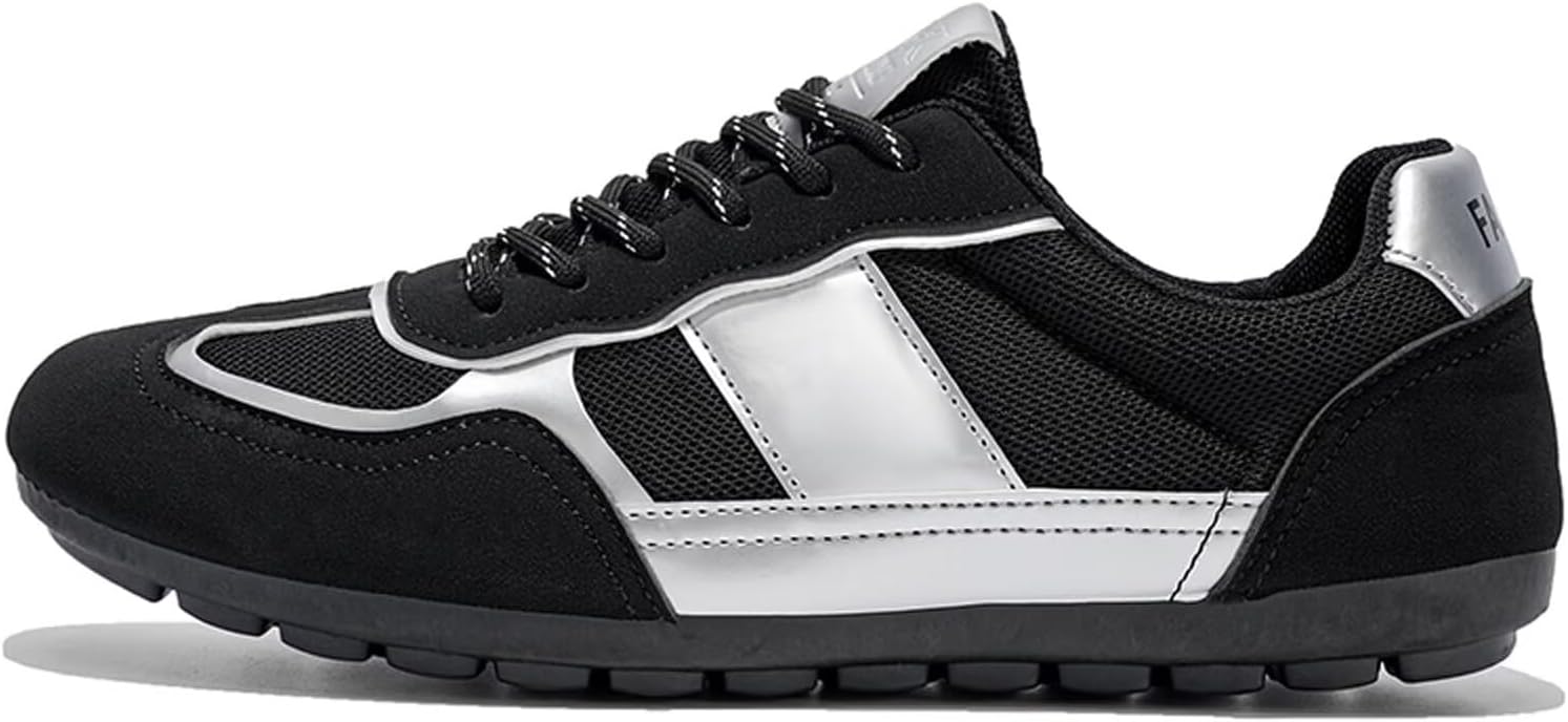 

Мужские дышащие кроссовки Ozefiad с сетчатым верхом, мягкой подкладкой, удобной подошвой из ЭВА и шнуровкой для ходьбы, черный