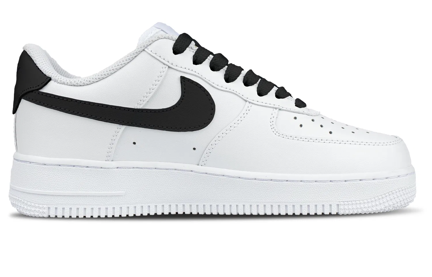 Кроссовки Nike Air Force 1 из натуральной кожи белые — фото 3