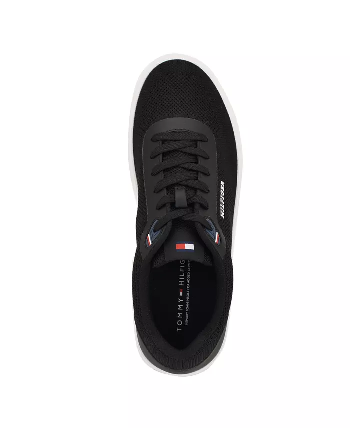 Мужские кроссовки Bero с круглым носком Tommy Hilfiger, черный — фото 4