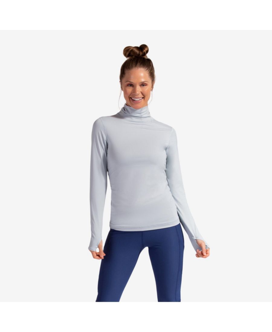 

Женская водолазка с защитой от солнца UPF 50+ BloqUV, Soft gray