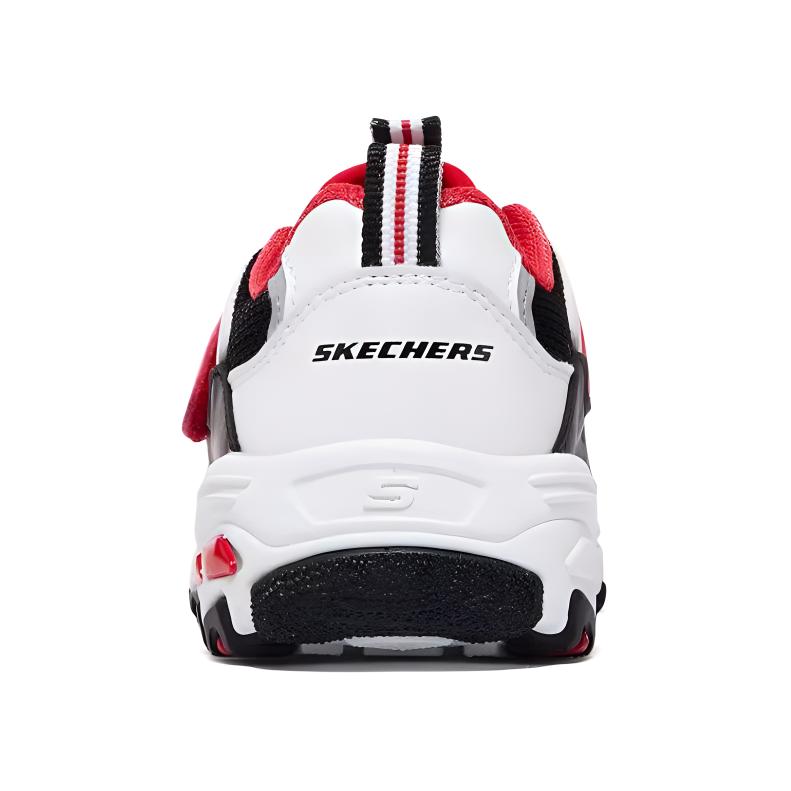 Амортизирующие износостойкие низкие детские ботиночки для малышей Infant And Toddler Skechers, красный — фото 4