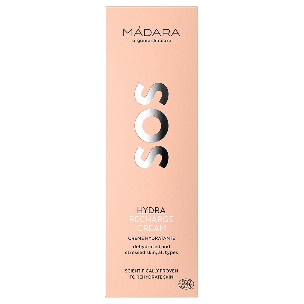 Крем для лица sos hydra recharge cream Madara, объем 50 мл — фото 2