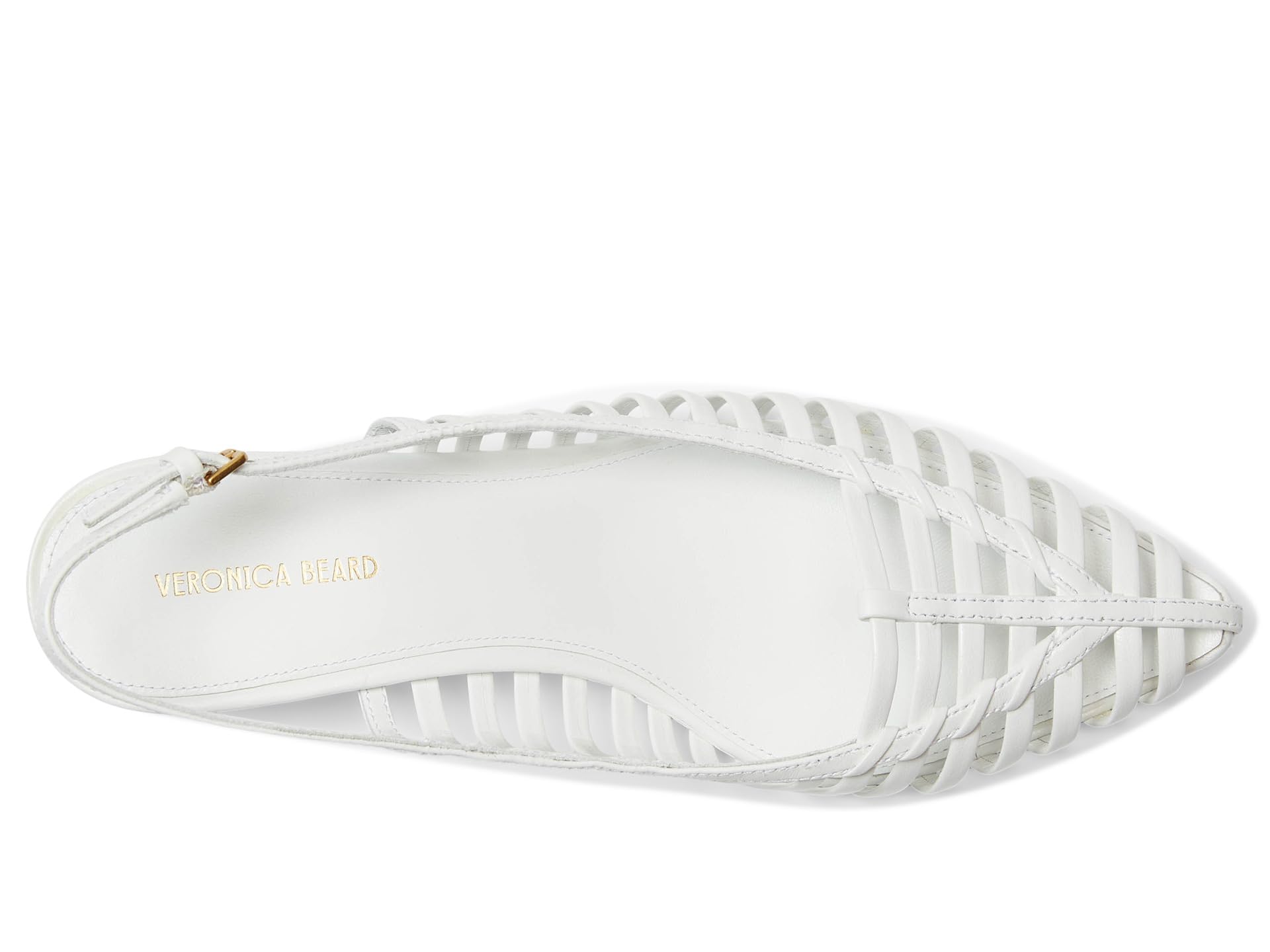 Сандалии Veronica Beard Britte, цвет Coconut White Leather — фото 2