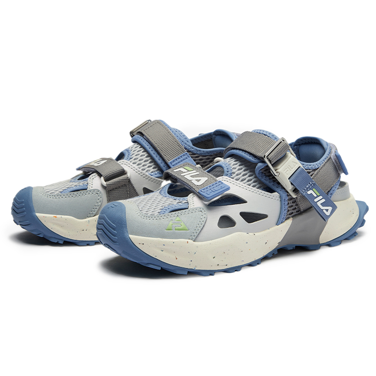 Детские сандалии Firefly Lightweight Shock Absorbers Low Top Microchip Gray/Mystic Gray FILA KIDS, серый — фото 4