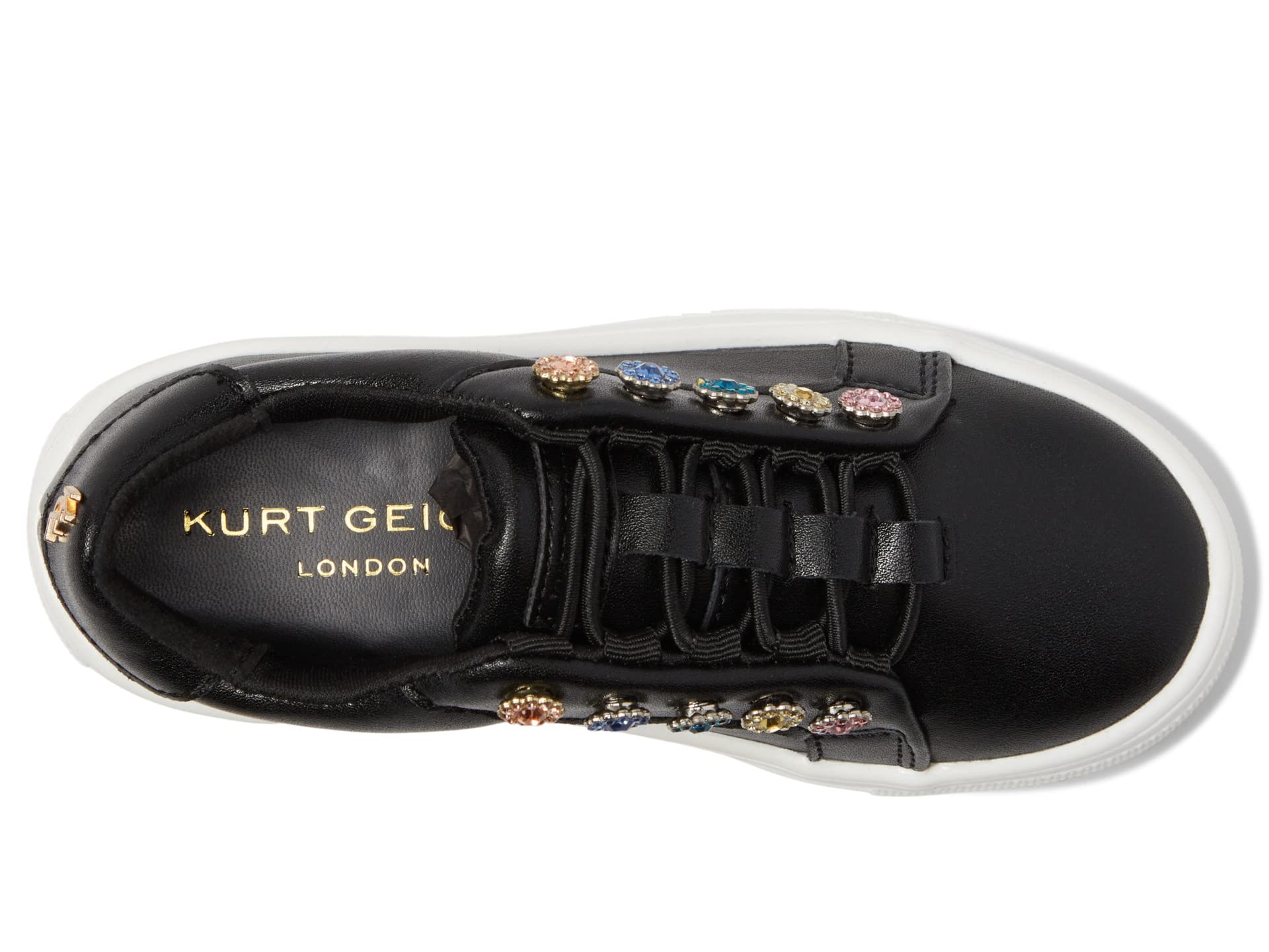 Кроссовки Kurt Geiger London Kids Mini Liviah, черный — фото 2