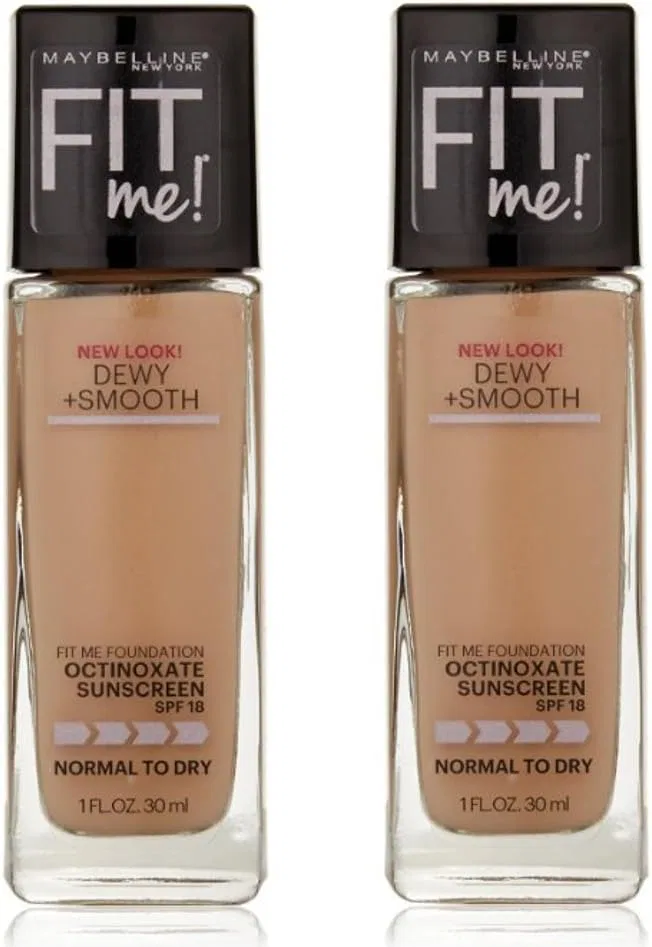 Тональное средство жидкое Maybelline Fit Me оттенок Classic Ivory SPF18, 2 шт