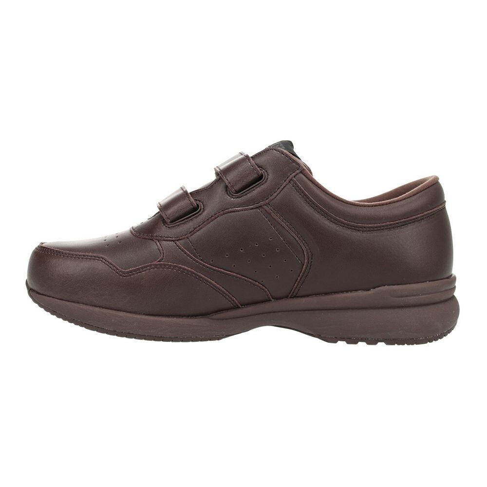 Propet LifeМужские кроссовки Walker с кожаным ремешком, коричневый — фото 3