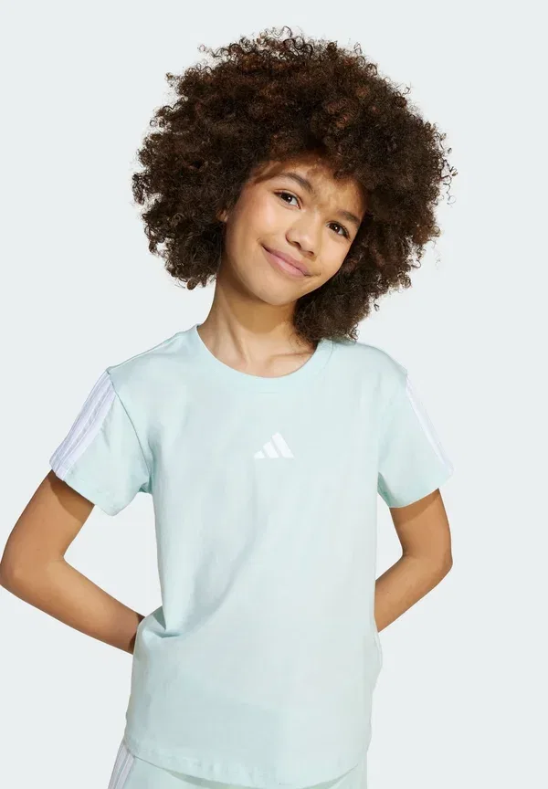 Футболка с принтом Essentials tee Adidas Performance, цвет хало-мятный белый — фото 3