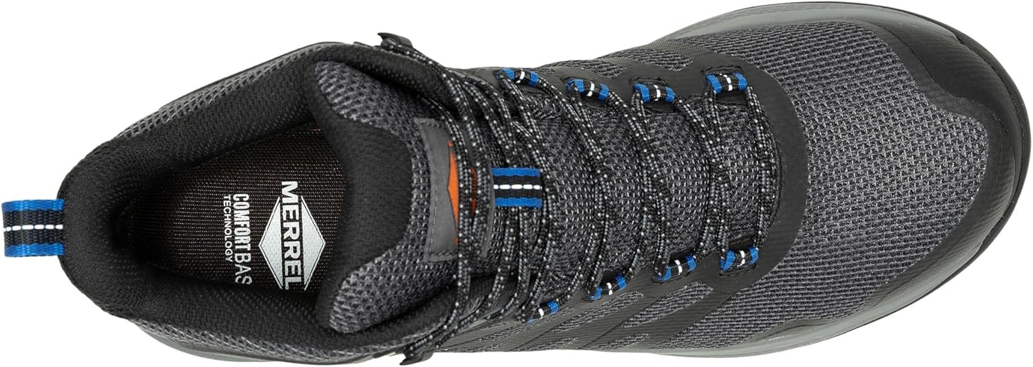 Мужские ботинки Merrell Nova 3 Mid Waterproof с карбоновым волокном, черный — фото 2