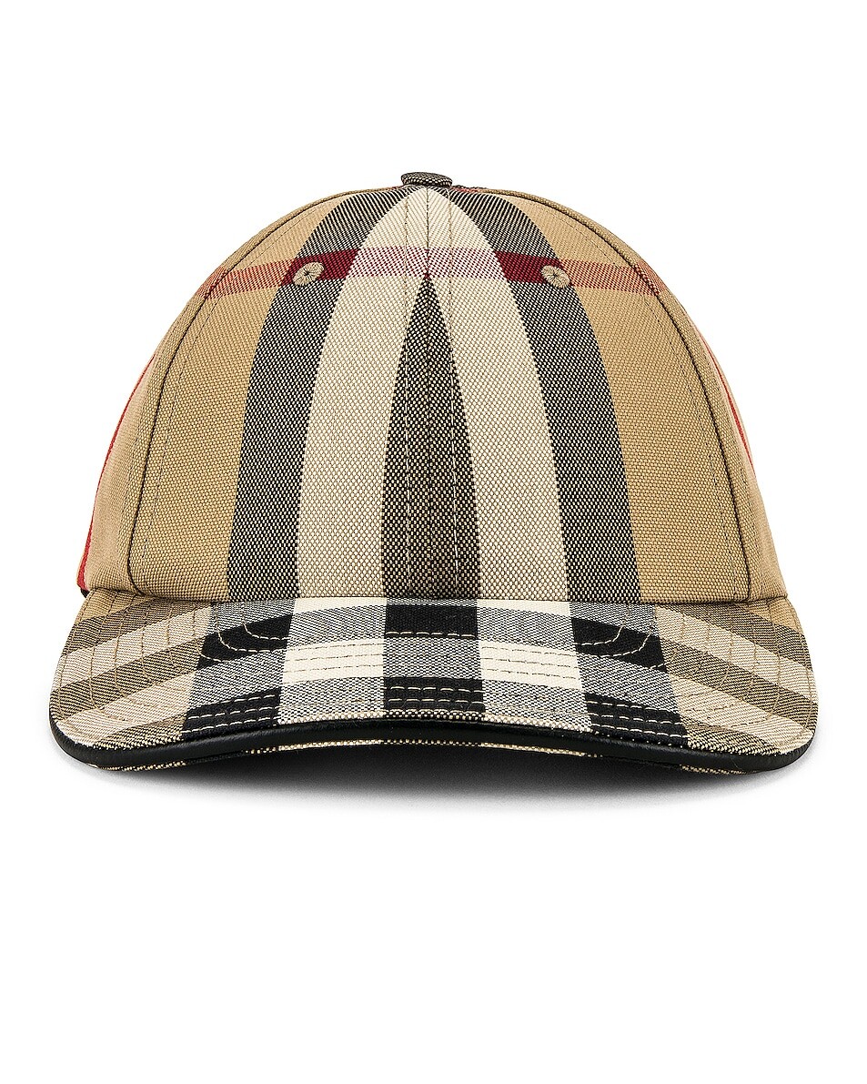 

Бейсболка мужская Check Cap Burberry, цвет Archive Beige