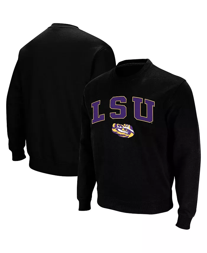 

Мужской свитшот LSU Tigers с арочным логотипом Colosseum, черный