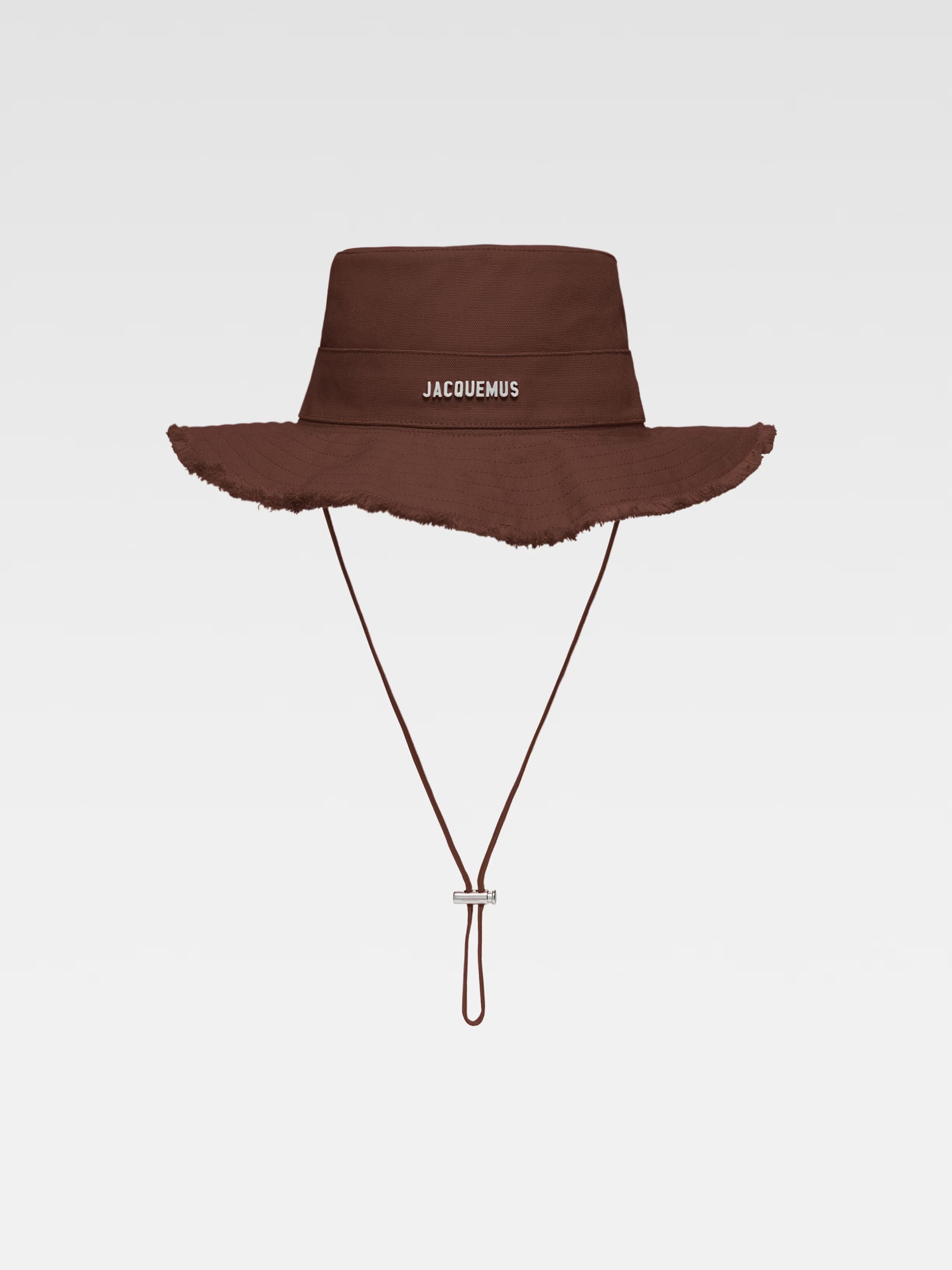 

Потертая экспедиционная шляпа JACQUEMUS The Artichaut bucket hat, коричневый