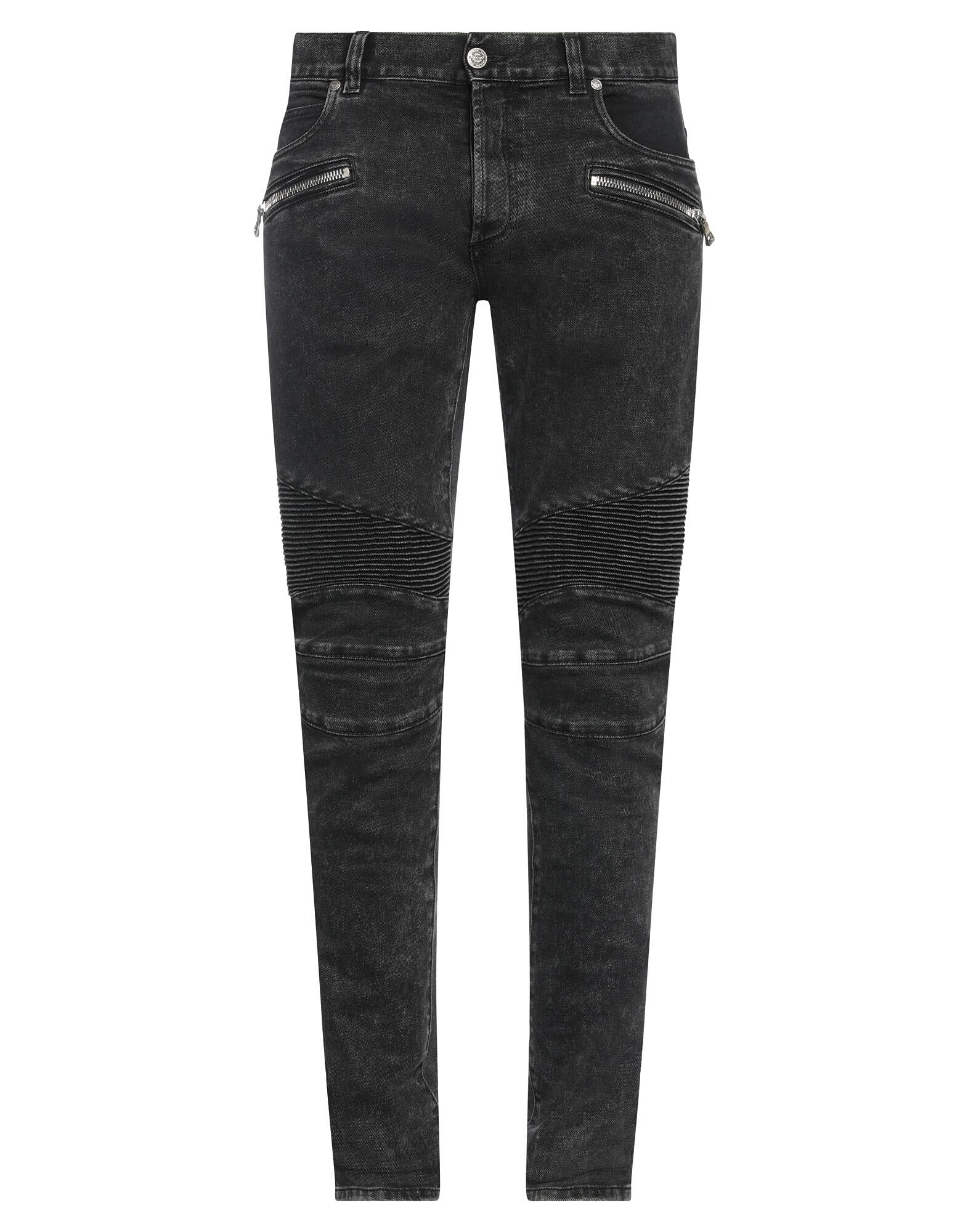 

Джинсы Balmain, угольно-серый