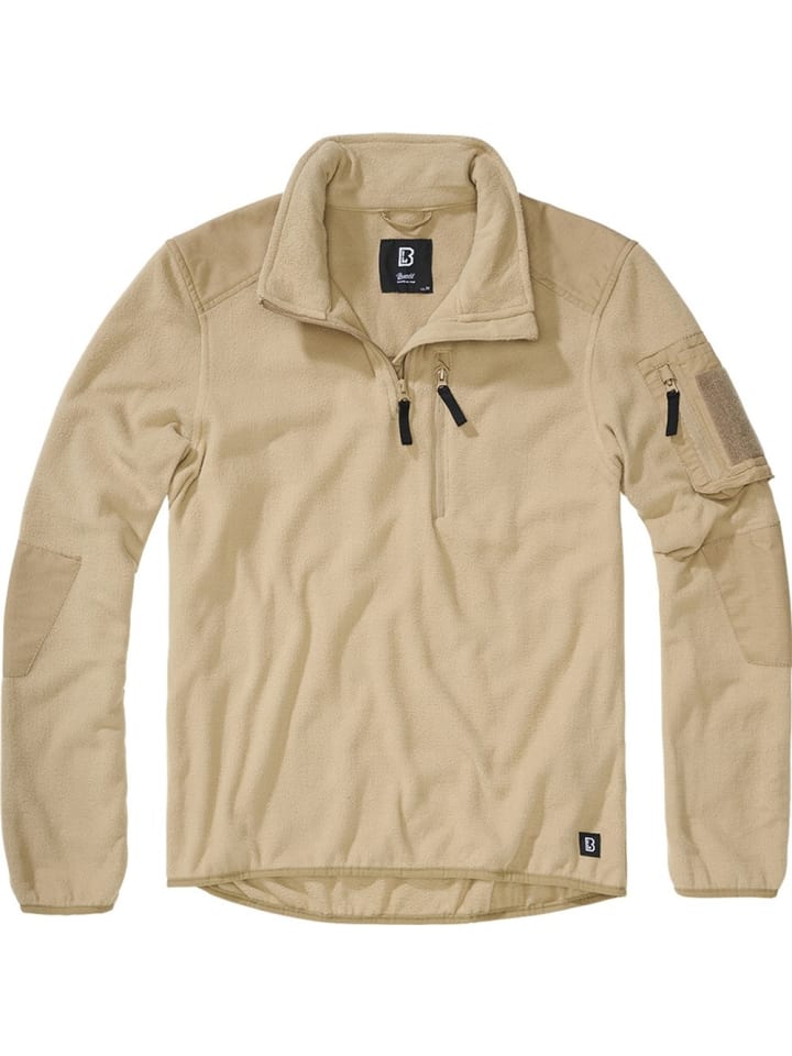 

Флисовая куртка Fleece Troyer Ripstop Brandit, бежевый