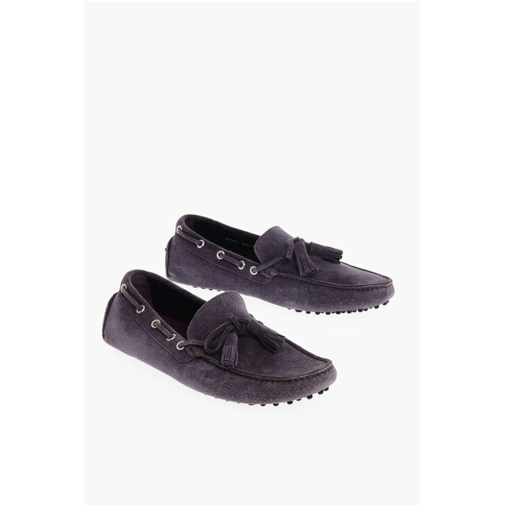 

Туфли ID Suede Boat Deck с кисточками Corneliani, фиолетовый