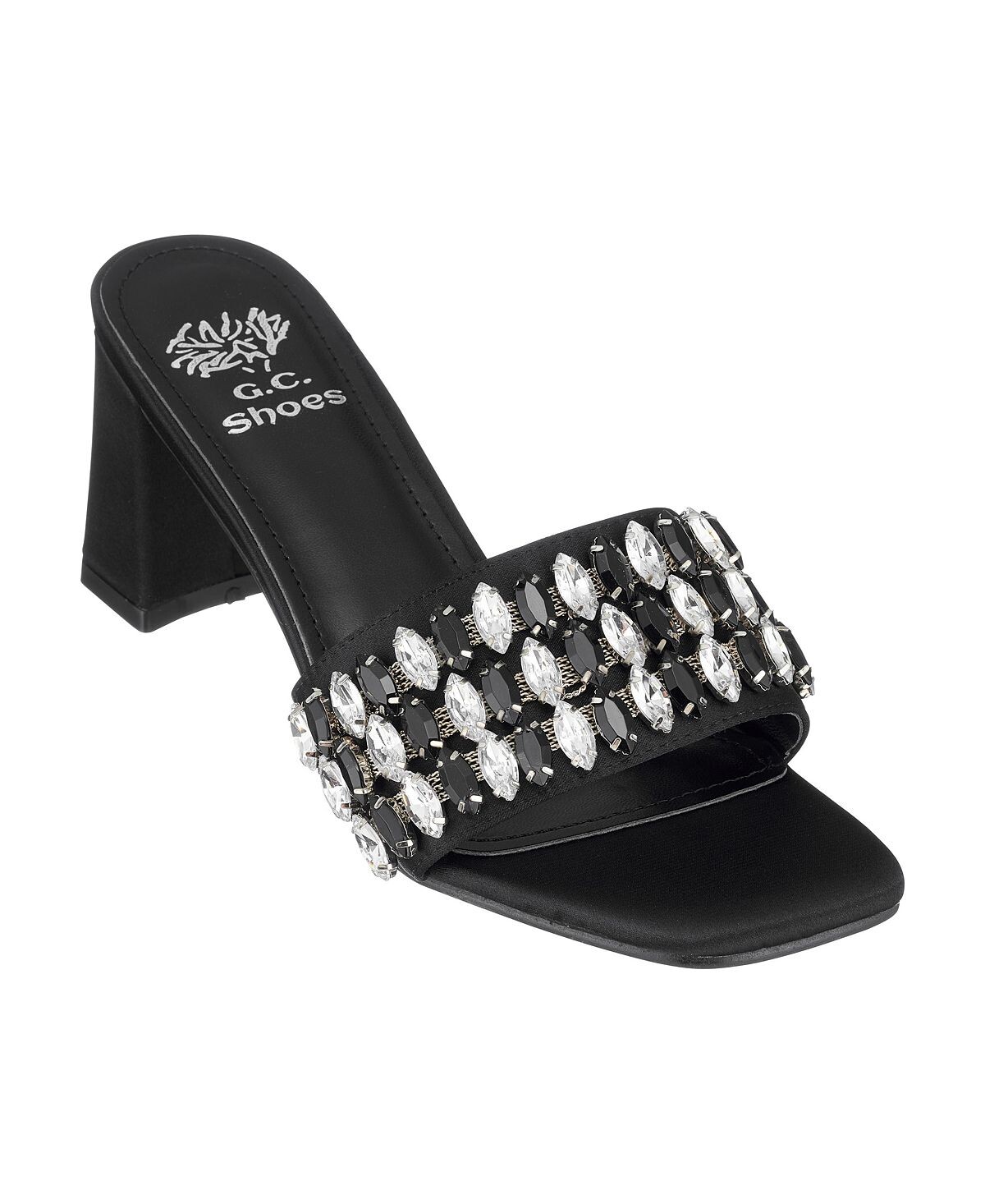 

Босоножки Drais на блочном каблуке GC Shoes, черный