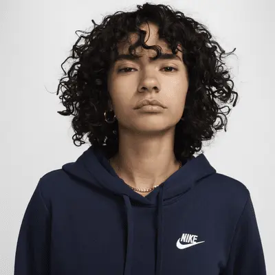 Худи Nike Sportswear Club Fleece, цвет Obsidian/White — фото 4