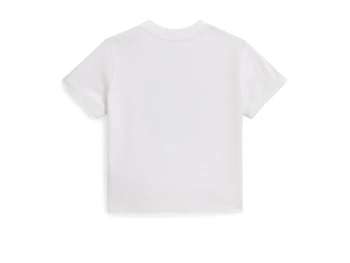 Футболка из хлопкового джерси Polo Ralph Lauren Kids, White — фото 2
