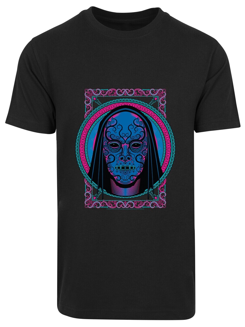 

Футболка F4Nt4Stic Harry Potter Neon Todesser Maske, черный