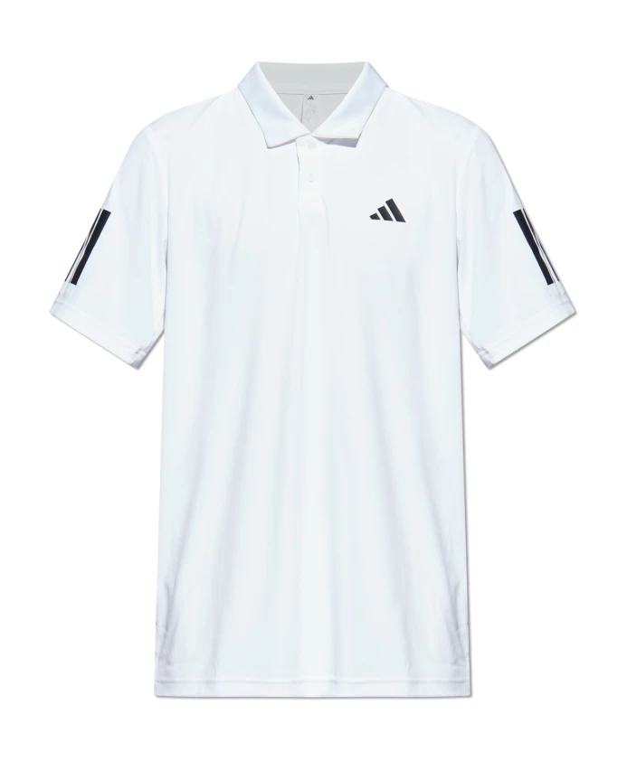 

Клубная теннисная футболка-поло с тремя полосками Adidas, белый