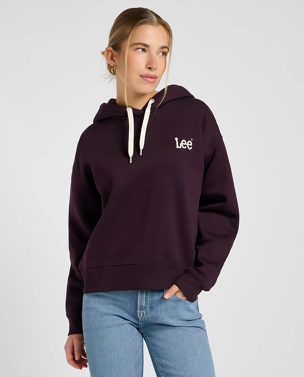 

Женская худи свободного кроя Lee, фиолетовый