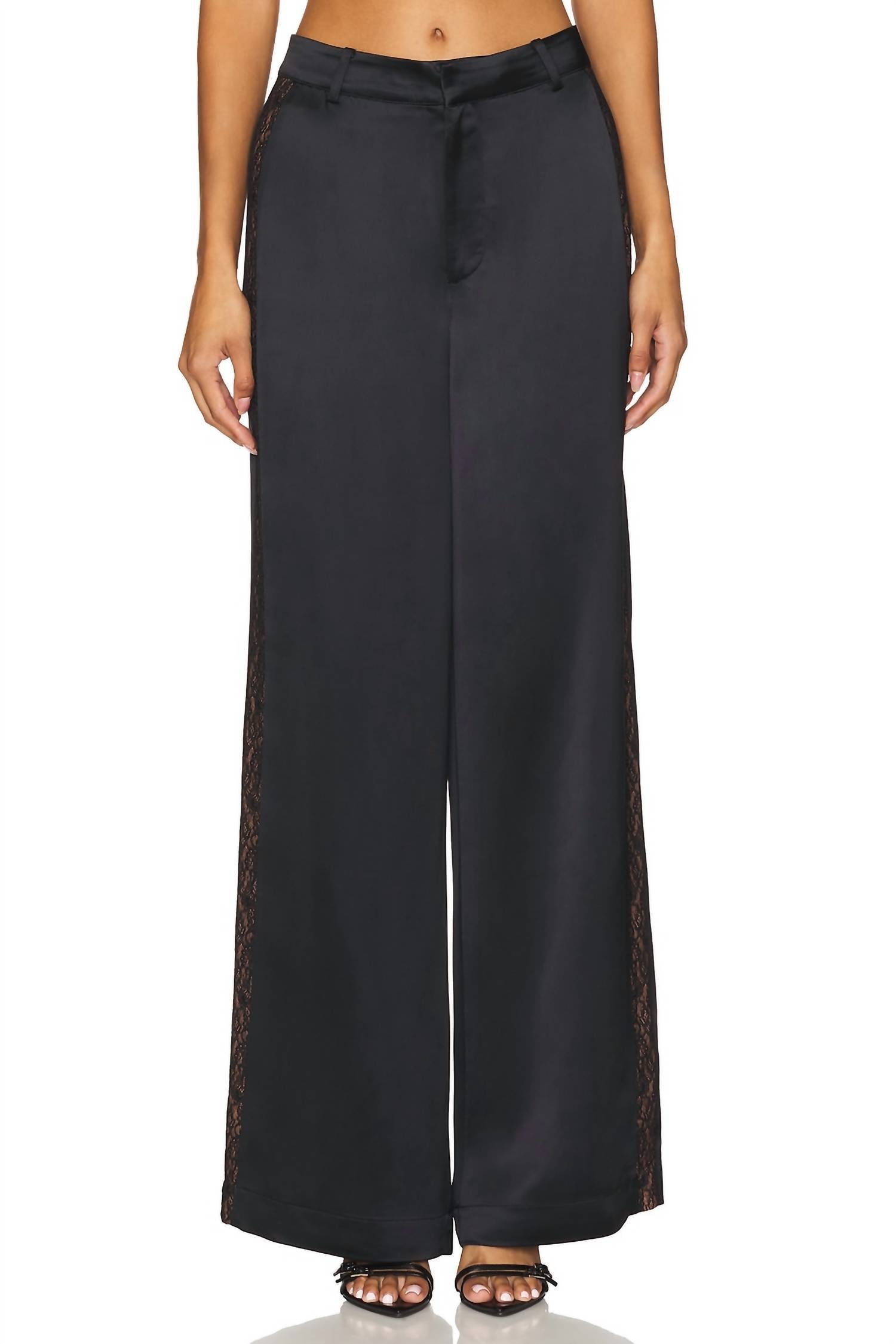 

Брюки Lorenza черного цвета Cami NYC
