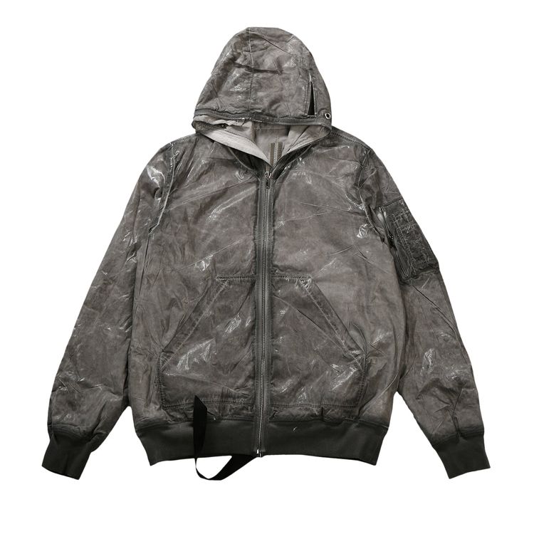 

Куртка Rick Owens DRKSHDW Bomber Imbottito Gimp Flight Jacket 'Dark Dust', черный