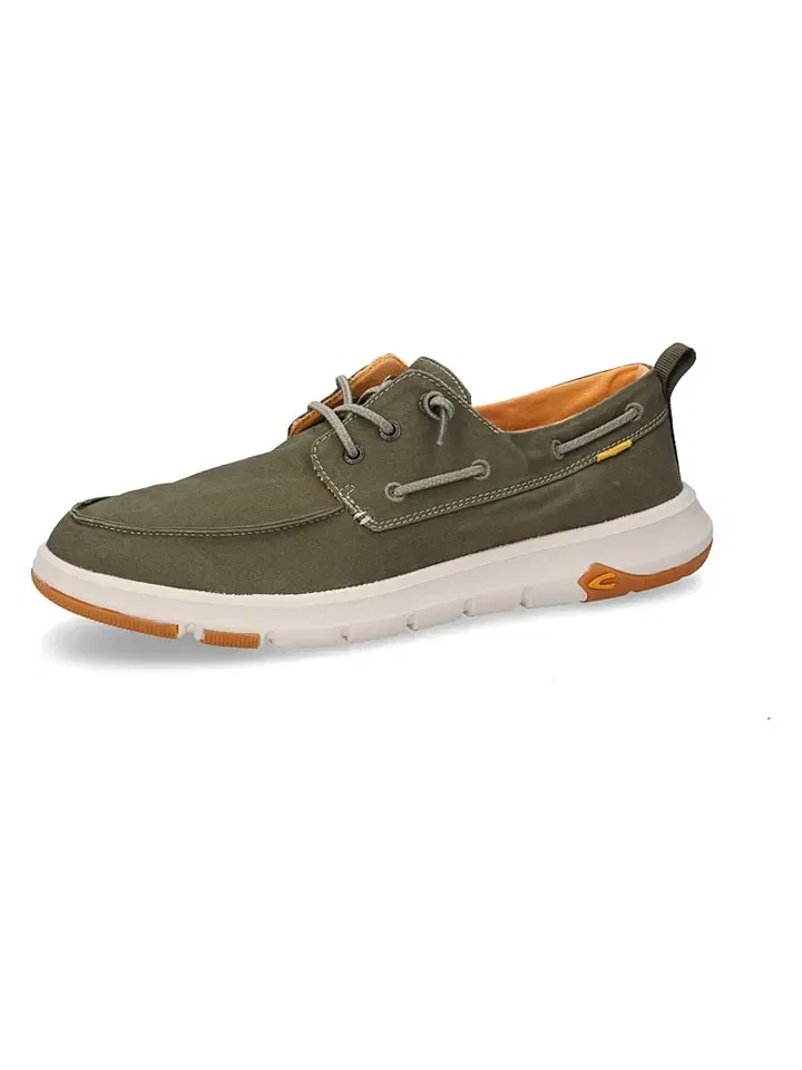 Мокасины, кожаные, Camel Active, хаки