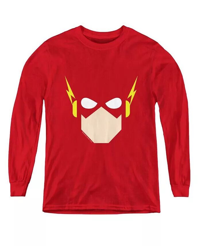 

Свитшот с длинным рукавом Boys of America Youth Flash Head Justice League, красный