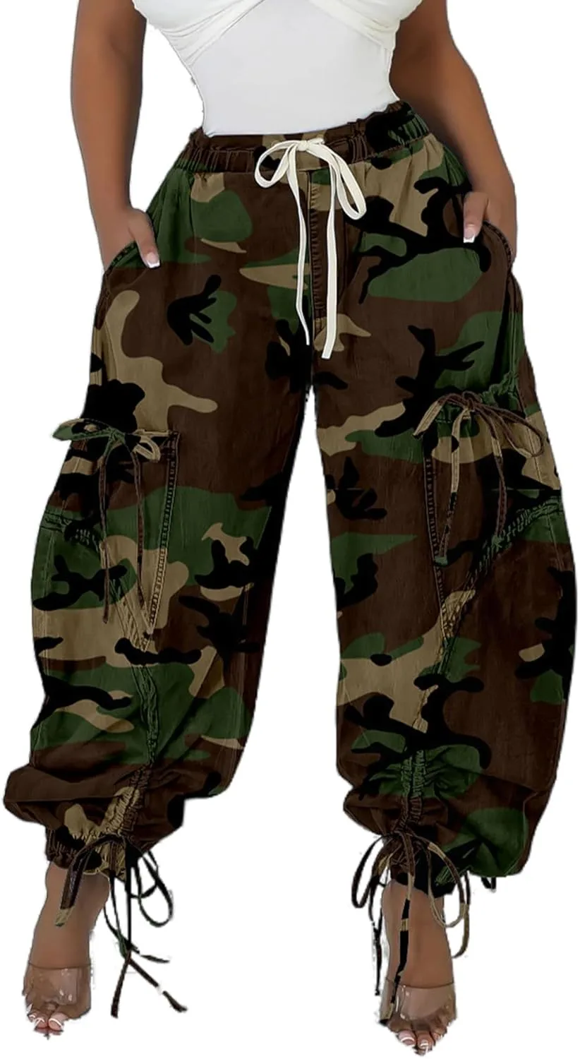 

Женские джинсы с высокой талией и шнурком, широкие и прямые, в стиле Y2K