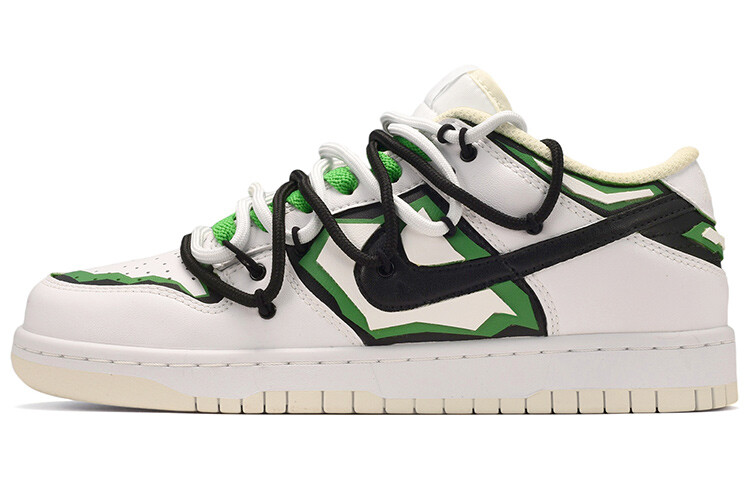 

Кроссовки для скейтбординга Dunk мужские с низким верхом зеленые/белые Nike, Зеленый, Кроссовки для скейтбординга Dunk мужские с низким верхом зеленые/белые Nike